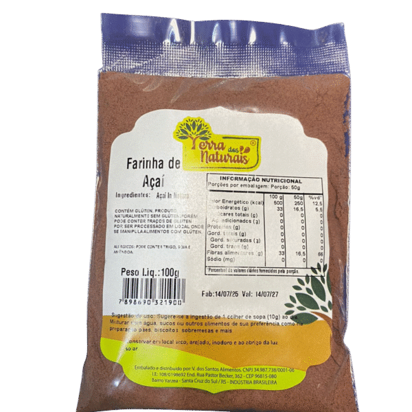 FARINHA AÇAI 100G - Imagem 1
