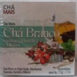 CHA MISTO BRANCO GUARANA COM HORTELA E HIBISCO 11G