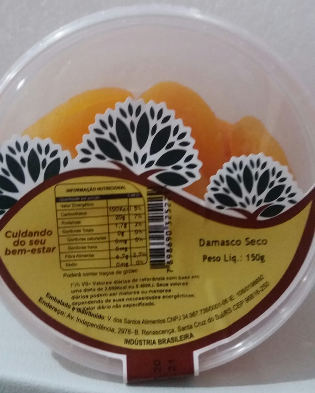 DAMASCO SECO 150G – Terra dos Naturais